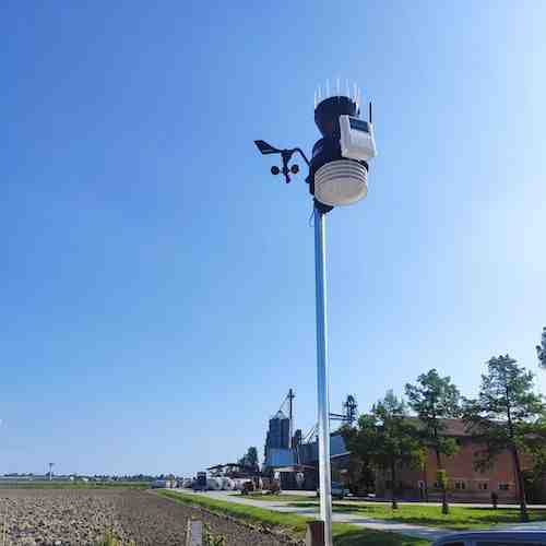 station météo jardin extérieur capteurs