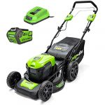 Greenworks Tondeuse gd40lm46hpk4 – avec batterie